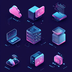 Each icon is presented in 9 distinct styles: flat, isometric, line art, 3D realistic, pixel art, cartoon, gradient modern, minimal outline, and futuristic neon. These diverse renderings ensure compati