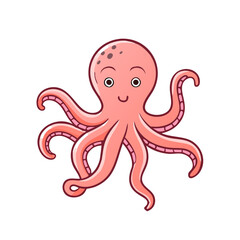 octopus icon, octopus vector illustration-simple illustration of octopus, perfect for octopus logos and themed design 