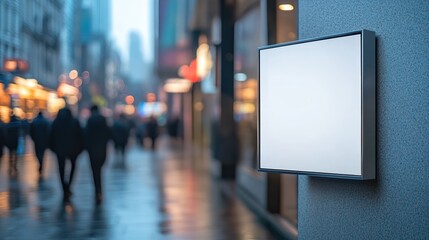 a metallic border with a blank, matte surface for showcasing brand identity