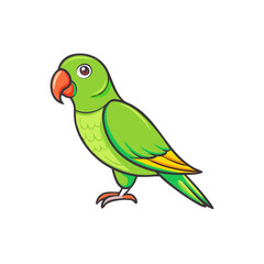 parrot icon, parrot vector illustration-simple illustration of parrot, perfect for parrot logos and themed design 