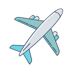 plane icon, plane vector illustration-simple illustration of plane, perfect for plane logos and themed design 