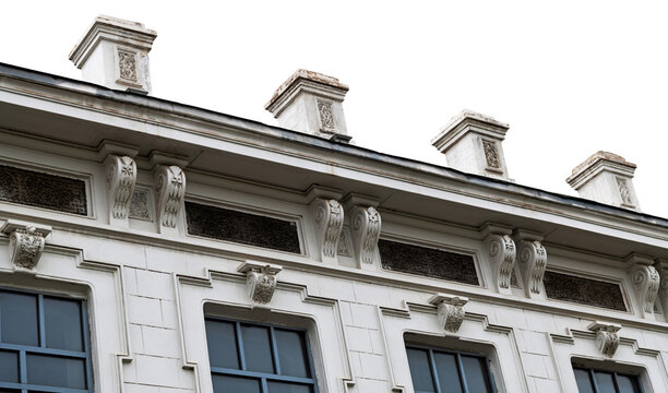 Building facade of baroque style