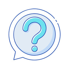 question icon, question vector illustration-simple illustration of question, perfect for question logos and themed design 