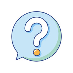 question mark icon, question mark vector illustration-simple illustration of question mark, perfect for question mark logos and themed design 