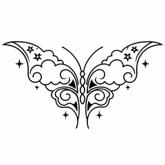 butterfly with heart