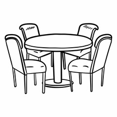 chairs and tables