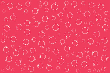 Red Apple fruit seamless background texture, freshness fruit and drink, gift, present box paper, backdrop