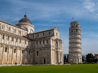Italy Pisa and countryside and San Giminano