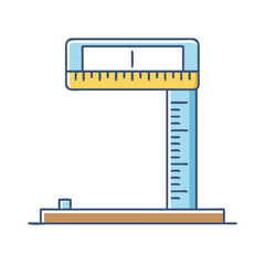 scale icon, scale vector illustration-simple illustration of scale, perfect for scale logos and themed design 