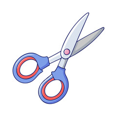 Fototapeta premium scissors icon, scissors vector illustration-simple illustration of scissors, perfect for scissors logos and themed design 