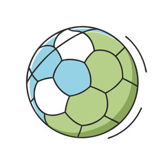 soccer ball icon, soccer ball vector illustration-simple illustration of soccer ball, perfect for soccer ball logos and themed design 