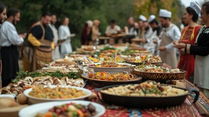 A Lavish Georgian Feast: Traditional Cuisine and Cultural Celebration