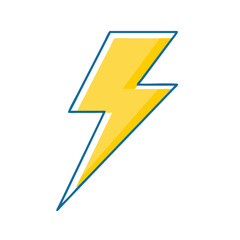 thunder bolt flash icon, thunder bolt flash vector illustration-simple illustration of thunder bolt flash, perfect for thunder bolt flash logos and themed design 