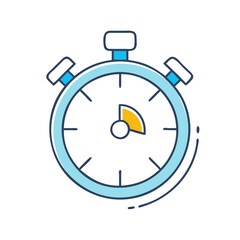 timer icon, timer vector illustration-simple illustration of timer, perfect for timer logos and themed design 