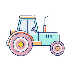 tractor icon, tractor vector illustration-simple illustration of tractor, perfect for tractor logos and themed design 