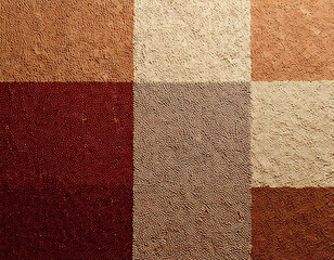 Fototapeta premium A seamless finegrain sandpaper texture in earthy tones beige gray and taupe for artistic applications