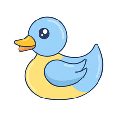 ubber duck icon, ubber duck vector illustration-simple illustration of ubber duck, perfect for ubber duck logos and themed design 