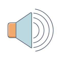 volume icon, volume vector illustration-simple illustration of volume, perfect for volume logos and themed design 