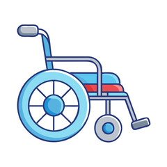 wheelchair icon, wheelchair vector illustration-simple illustration of wheelchair, perfect for wheelchair logos and themed design 