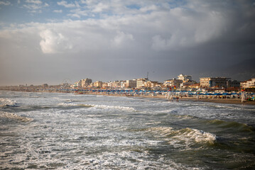 Stormy day in Italy.