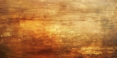 Fototapeta premium Abstract background with wood grain texture and vintage style, textured background, warm brown and golden tones, retro look.