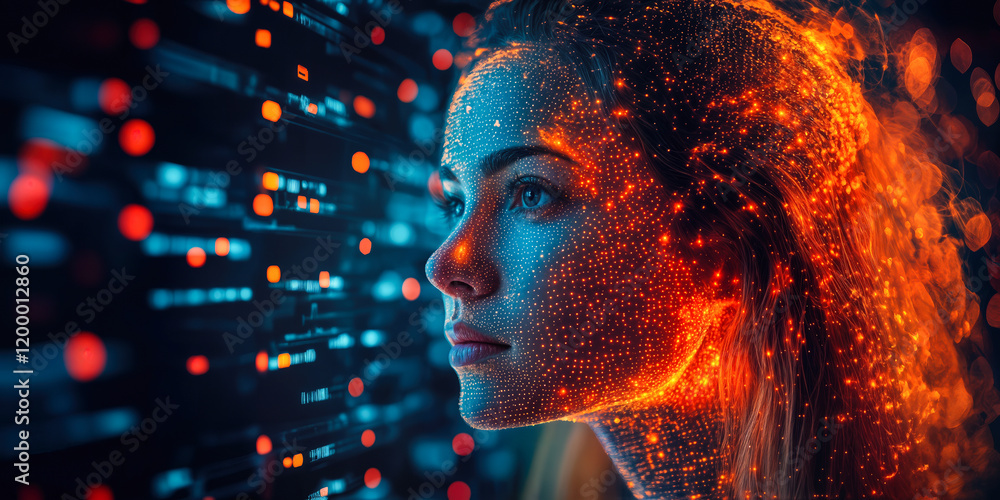 Poster ai-driven technology visualizing fragmentation reduction in digital networks