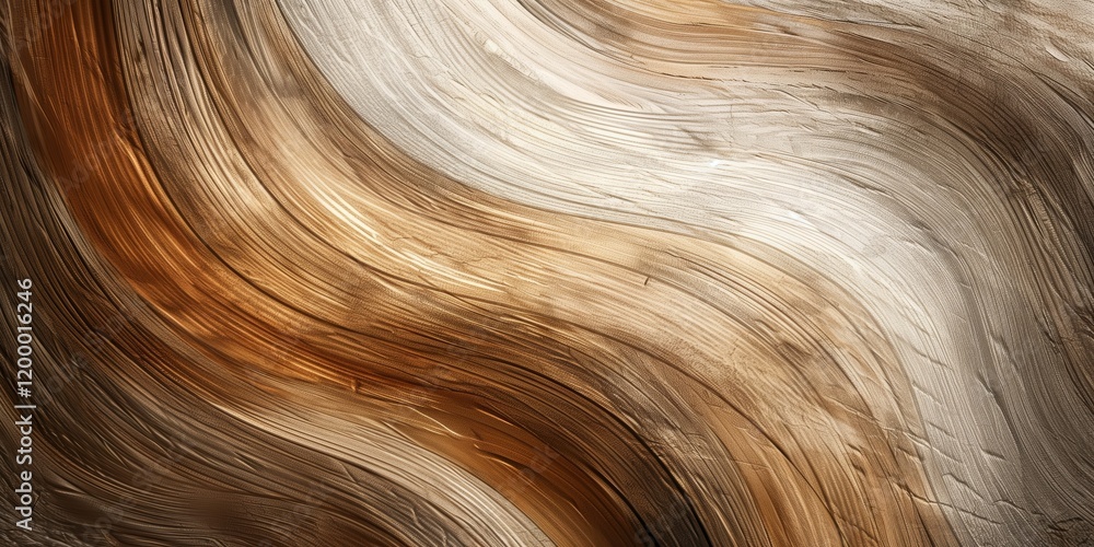 Poster abstract background with wood grain texture and smooth texture, minimalistic design.