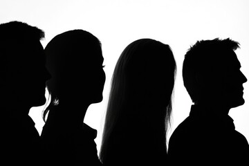 A group of people standing together, informal gathering