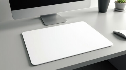 High-Quality Detailed Universal Mouse Pad on Modern Office Desk