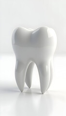 tooth on white