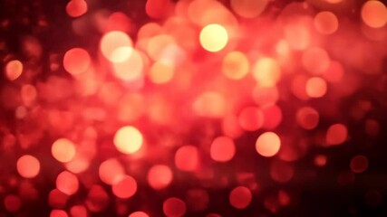 red bokeh light with glitter splash festive abstract background