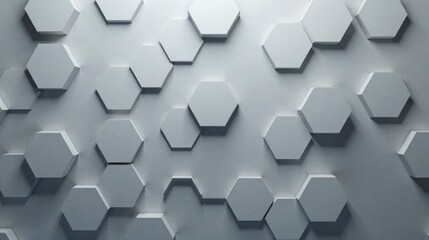 Abstract Hexagonal Pattern A Modern, Geometric, and Stylish Background for Design Projects