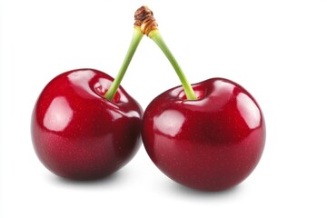 cherries isolated