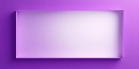 Abstract Purple Recessed Panel Design Featuring a Subtle Gradient Effect and Minimalist Aesthetic