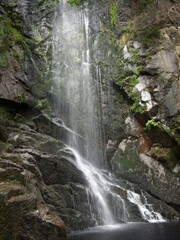 Augacaida Waterfall in Ribeira Sacra, Lugo, Galicia, Spain