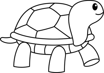turtle outline illustration