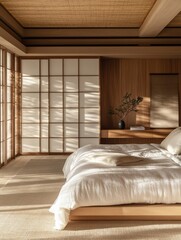 Serene Minimalist Bedroom Design With Natural Light