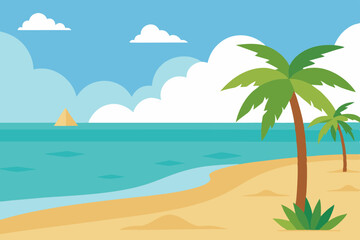 Fototapeta na wymiar beach background