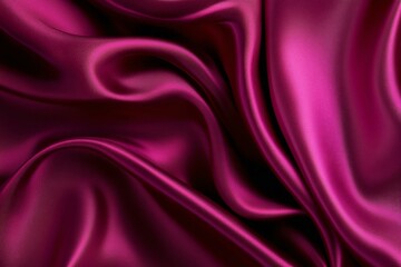 Obraz premium Black dark purple red burgundy maroon magenta pink rose abstract background. Silk satin fabric. Silky shine glitter. Soft folds draped. Beautiful elegant luxury festive romantic.