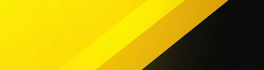 Orange yellow lemon mustard gold abstract pattern background. Geometric shape. Diagonal line stripe. Color gradient ombre. Light bright shine. Space. Blank design template. Wide banner.