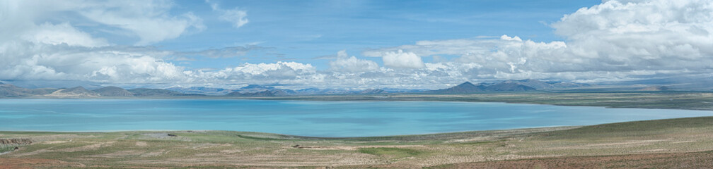Beautiful landscape between Everest Base Camp and Zhangmu, in the Tibetan Plateau - Tibet China