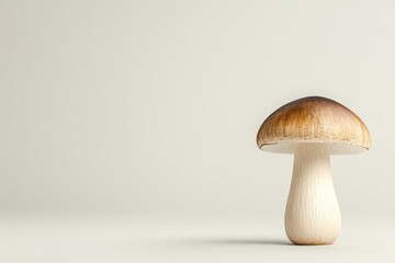 mushroom on black
