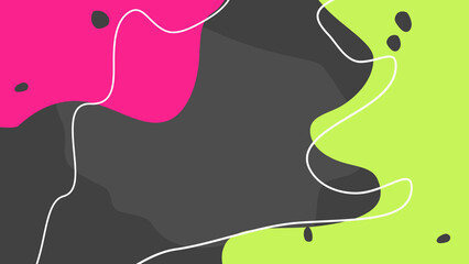 Geometric Neon Abstract Background Multicolored Pattern