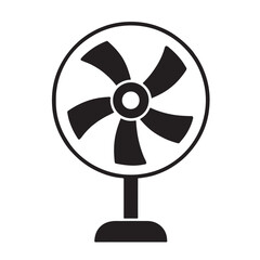 Fan Icon for Summer or Heat Design