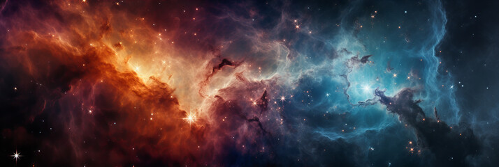 Cosmic Cascade. Nebulaic Beauty.Cosmic Kaleidoscope