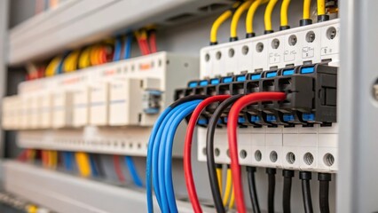 A closeup of the electrical connections being made between panels highlighting the careful connecting of wires and the technology facilitating energy transfer.