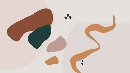 Beige Abstract Background In Minimal Trendy Style