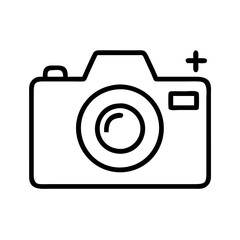 camera new icon, camera new line art - simple line art of camera new, perfect for camera new logos and icons and themed design 