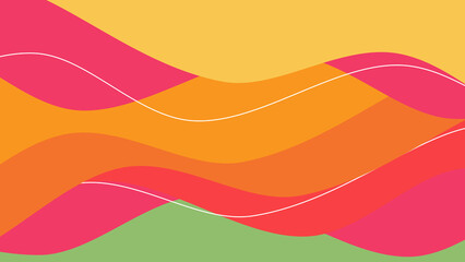 Minimal Neon Trendy Abstract Background Futuristic Gradient Shapes Design