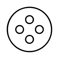 circle icon, circle line art - simple line art of circle, perfect for circle logos and icons and themed design 